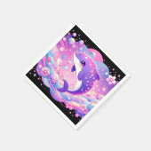 Dolphin-Babydusche Serviette (Ecke)