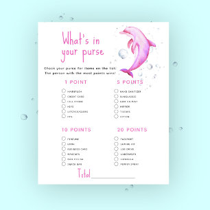 Dolphin-Babydusche - Was in Ihrem Geldbeutel steck