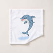 Dolphin Badhandtuch Set (Waschlappen)
