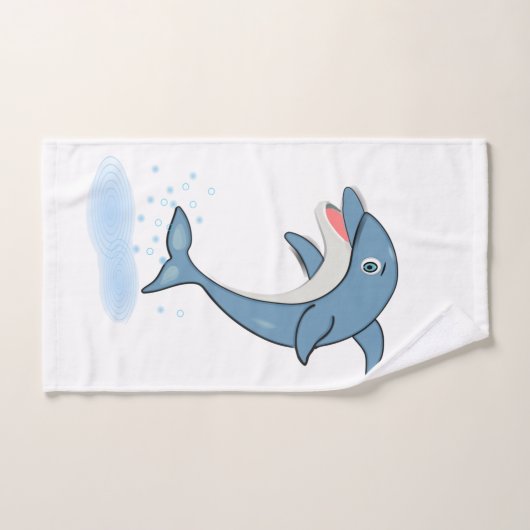 Dolphin Badhandtuch Set (Handtuch)