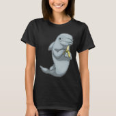Dolphin Banana Frucht T-Shirt (Vorderseite)