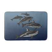 Dolphin Bath Mat Dolphin Kunst, Dichtung und Musik Badematte (Vorderseite)