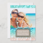 Dolphin Beach Grad Luau Party Ankündigung Foto (Vorderseite)