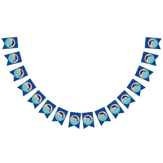 Dolphin Beach Wimpelkette (Alle)