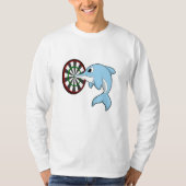 Dolphin bei Dartboard T-Shirt (Vorderseite)