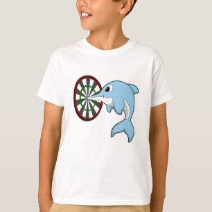 Dolphin bei Dartboard T-Shirt