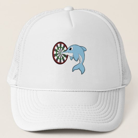 Dolphin bei Dartboard Truckerkappe (Vorderseite)