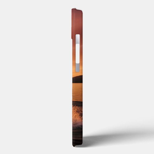 Dolphin bei Golden Sunset Case-Mate iPhone Hülle (Rückseite / Links)