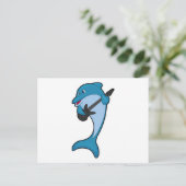 Dolphin bei Musik mit Gitarre Postkarte (Stehend Vorderseite)