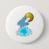 Dolphin beim Baden mit dem Mond Button (Vorderseite)