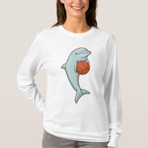 Dolphin beim Basketball-Sport T-Shirt
