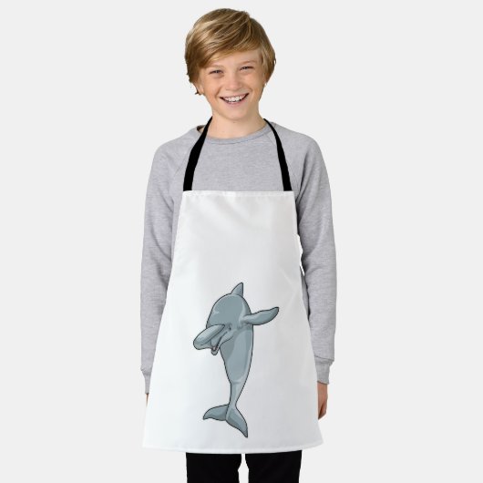 Dolphin beim Hip Hop Dance Dab Schürze (Getragen)