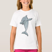 Dolphin beim Hip Hop Dance Dab T-Shirt (Vorderseite)