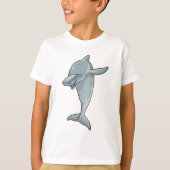 Dolphin beim Hip Hop Dance Dab T-Shirt (Vorderseite)