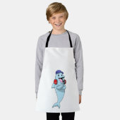 Dolphin beim Hören von Musik Schürze (Getragen)