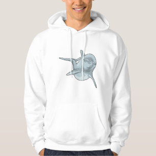 Dolphin beim Schwimmen Hoodie
