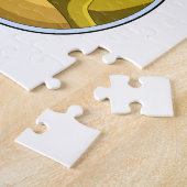 Dolphin beim Schwimmen im Aquarium Puzzle (Seite)