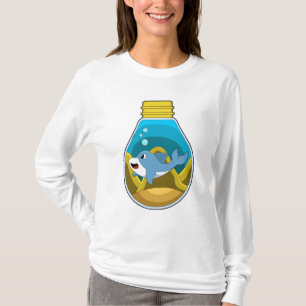 Dolphin beim Schwimmen im Aquarium T-Shirt