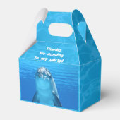 Dolphin Birthday Backyard Pool Party Geschenkschachtel (Vorderseite)