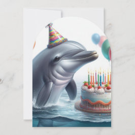 Dolphin Birthday Einladung