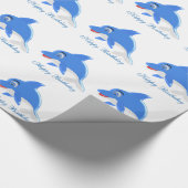 Dolphin Birthday Geschenkpapier (Ecke)