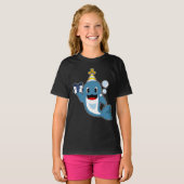 Dolphin Birthday Party-Hut T-Shirt (Vorne ganz)