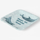 Dolphin Birthday Party Personalisiert Paper Teller (Gewinkelt)