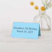 Dolphin Birthday Platzkarte (Rückseite)