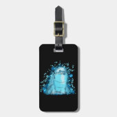 Dolphin Black  Gepäckanhänger (Vorderseite vertikal)