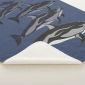 Dolphin Blanket Weiße Seite Dolphin Sherpa Blanket Sherpadecke (3/4)