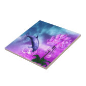 Dolphin Blossom Dreams Fliese (Seite)