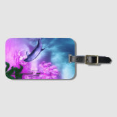 Dolphin Blossom Dreams Gepäckanhänger (Vorderseite (Horizontal))