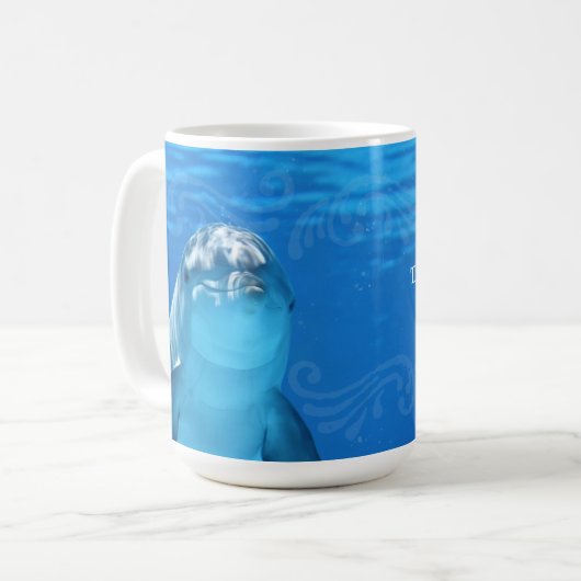 Dolphin Blue Ocean Der Ozean ruft mich an, ich mus Kaffeetasse (Vorderseite Links)