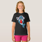 Dolphin Bride Heart Wedding T-Shirt (Vorne ganz)