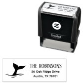 Dolphin-Briefmarke zur Selbstfärbung von Kautschuk Permastempel (Beispiel)