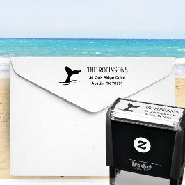 Dolphin-Briefmarke zur Selbstfärbung von Kautschuk Permastempel
