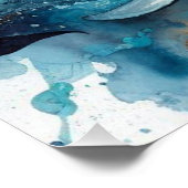 Dolphin-Burst-Glossposter Poster (Ecke)