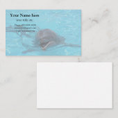Dolphin business card, save marine animals イルカ 名刺 visitenkarte (Vorne/Hinten)