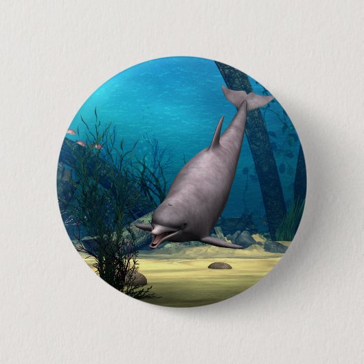 Dolphin Button (Vorderseite)