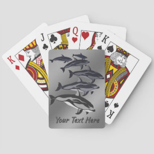 Dolphin Cards Custom Dolphin Art Playing Cards Spielkarten
