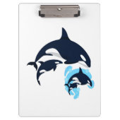 Dolphin Clipboard Klemmbrett (Vorderseite)