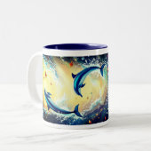 Dolphin Coffee Tasse (Vorderseite Links)
