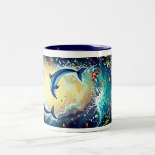 Dolphin Coffee Tasse