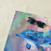 Dolphin Couple Beach Handtuch (Beispiel)
