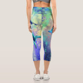Dolphin Couple - Beautiful - Capri Leggings (Rückseite)
