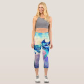 Dolphin Couple - Beautiful - Capri Leggings (Vorderseite)