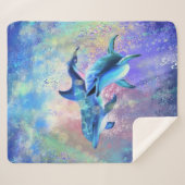 Dolphin Couple - Beautiful Sherpadecke (Vorderseite (Horizontal))