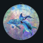 Dolphin Couple Dart Board Happy Family Dartscheibe<br><div class="desc">Dolphin Couple MIGNED Maindesign</div>