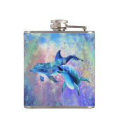Dolphin Couple Flask Flachmann (Rückseite)