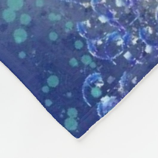 Dolphin Couple Fleece Blanket (Ecke)